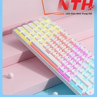 Bàn phím cơ Blue Switch ZIFRIEND KA102T với thiết kế full size 104 phím sử dụng keycap pudding xuyên led cực đẹp