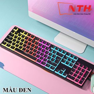 Bàn phím cơ Blue Switch ZIFRIEND KA102T với thiết kế full size 104 phím sử dụng keycap pudding xuyên led cực đẹp