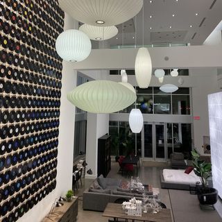 Đèn Vải Thả Trần nội thất, ngoại thất