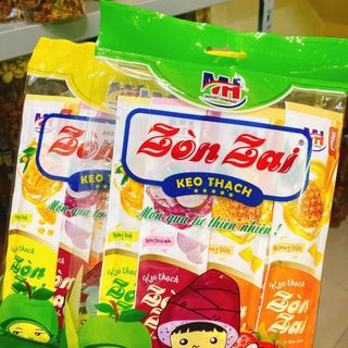 KẸO THẠCH ZAI ZAI gÓI DÀI 400G/GÓI