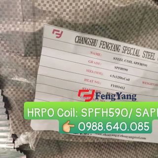 Cuộn Cán Nóng Bề Mặt Tẩy Gỉ (HR-PO) SAPH440 ; SPFH490 ; SPFH540 ; SPFH590