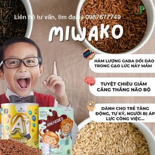 Sỉ Đại lý Sữa công thức thực vật hữu cơ Miwako A+ vị Vani cho bé 1-6 tuổi (hộp 700gr)