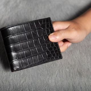 Ví da cá sấu thật 100% hoàn thiện đẹp