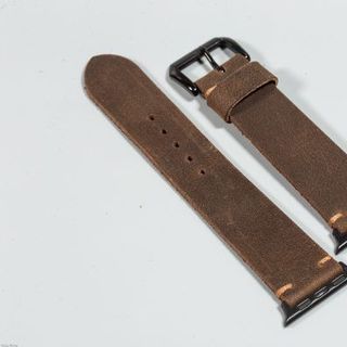 Dây đồng hồ da sáp handmade da thật 100%