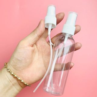 Chai xịt phun sương 100ML ( Đựng Nước Rửa Tay - Chai Chiết Mỹ Phẩm - Dụng Cụ Làm Đẹp - Chai Nhựa Có Vòi)