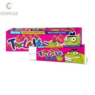 Kem đánh răng Dental tralala kids hàng nhập khẩu chính ngạch Châu Âu full vat đang được bày bán tại các nhà thuốc