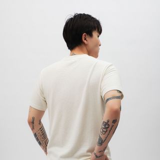 Áo thun cotton 4c nam, áo thun nam cao cấp, chất 100% cotton dệt tổ ong vừa dày mình, hình thêu đống màu tinh tế - size từ 55kg - 85kg