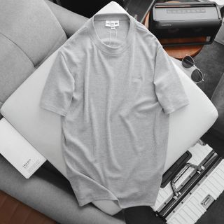 Áo thun cotton 4c nam, áo thun nam cao cấp, chất 100% cotton dệt tổ ong vừa dày mình, hình thêu đống màu tinh tế - size từ 55kg - 85kg