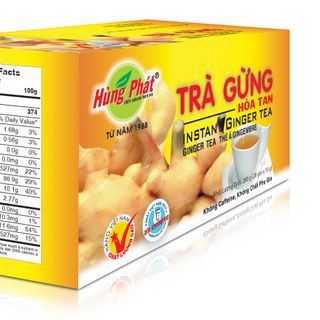 Trà gừng hòa tan - Tinh túy củ gừng già Việt Nam giá sỉ