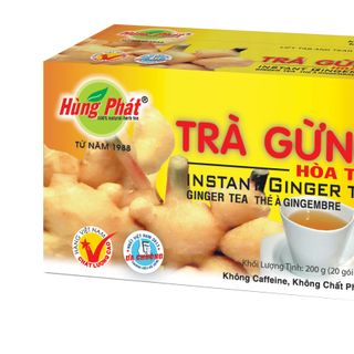 Trà gừng hòa tan - Tinh túy củ gừng già Việt Nam