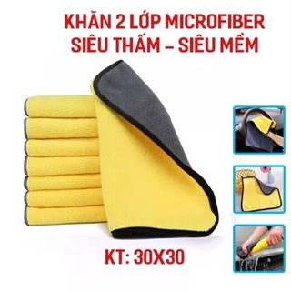 Khăn lau vàng 30x30 giá sỉ