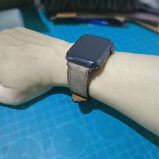 Dây đồng hồ da sáp vintage handmade hoàn thiện cao