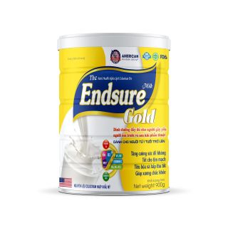 Sữa bột Endsure gold 400gam tăng cường sức đề kháng, tốt cho tim mạch, hấp thu phục hồi sức khỏe giá sỉ