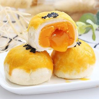 BÁNH TRỨNG MUỐI TAN CHẢY ĐÀI LOAN 500G - 9 CÁI BÁNH