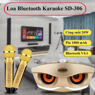 Loa karaoke bluetooth SD 306 Plus - Loa mắt cú nâng cấp - Phiên bản cao cấp của SD 306 giá sỉ