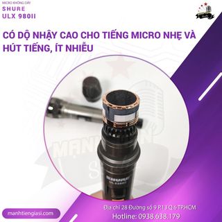 Micro không dây Shure ULX980II