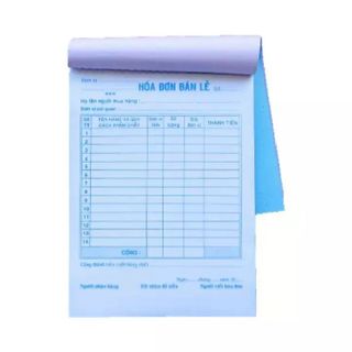 Hóa đơn bán lẻ 3 liên 13*19
