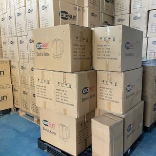 Ấm đun nước, Bình đun siêu tốc inox cao cấp tiết kiệm điện KB-1500/18S