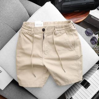 Quần ngố kaki lưng thun dây kéo có dây rút cao cấp co giãn, dày dặn, mềm mịn SỈ CHỈ TỪ 1 RI