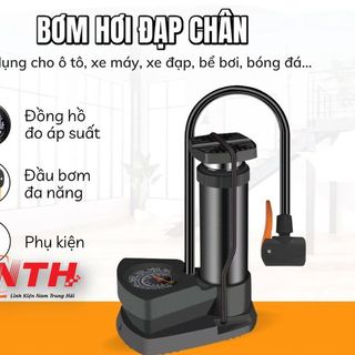 BƠM ĐẠP CHÂN XE ĐẠP - XE MÁY - Ô TÔ CÓ ĐỒNG HỒ giá sỉ