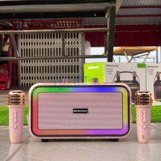 Loa Bluetooth BOOMS BASS M3201 Sang Trọng Công Suất Lớn Bass Cực Căng Kèm 2 Micro