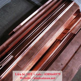Thanh đồng đỏ 80x10mm