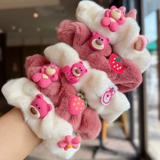 Dây buộc tóc gấu dâu xinh