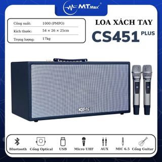 Loa ACNOS CS451Plus – Công Suất 250W, Bass 20cm, Bluetooth 5.0 giá sỉ