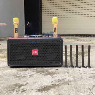 Loa Di Động Xách Tay QBL F26 Cao Cấp – 2 Bass đôi 16cm Công Suất 250W Tặng 5 Đèn MT7A Chuyên Decor
