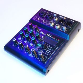 Bàn Mixer G4 mini 2022 - 88 chế độ vang, 3 kênh (2 mono, 1 stereo) - Tích hợp nguồn 48V dành cho mic