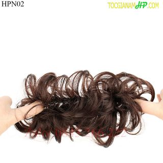 Búi Tóc Xoăn Buộc Tóc Co Giãn, Dày Dặn, như tóc thật
