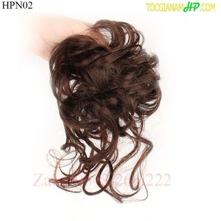 Búi Tóc Xoăn Buộc Tóc Co Giãn, Dày Dặn, như tóc thật