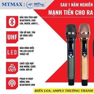 Micro Đa Năng Tích Hợp Bluetooth MTMAX AK96 Cao Cấp – Biến Loa Amply Thường Thành Thiết Bị Bluetooth Thông Minh