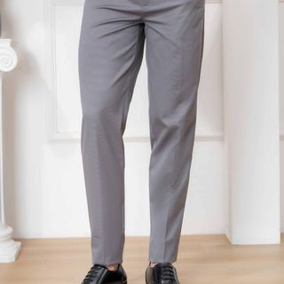 Quần kaki nam ALIGRO chất liệu kaki mềm mịn cao cấp dáng slimfit màu xám ALGK069