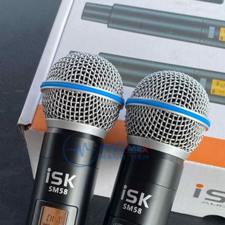 Combo Livestream Sound Card K10 Và Micro ISK SM58 (2 Mic)