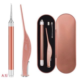 ￼Bộ dụng cụ lấy ráy tai có sẵn đèn tiện ích an toàn giá sỉ