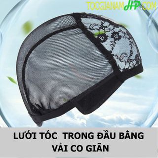 Tóc giả nam nguyên đầu dài ngang vai, làm từ tóc thật