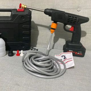 Máy rửa xe pin loại 2 pin hộp nhựa