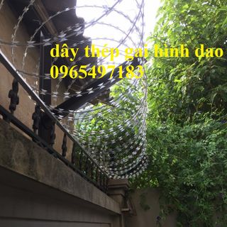 Hàng rào dây thép gai hình lưỡi dao chống trộm bảo vệ nhà ở , biệt thự, trang trại, bảo vệ an ninh quốc phòng
