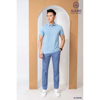 Quần Kaki Nam Aligo Xanh Dương ALGK030