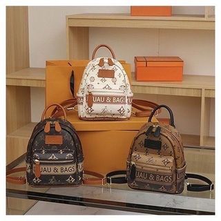 BALO MINI XINH XẮN HỌA TIẾT CỔ ĐIỂN THỜI TRANG WH42- WINNIE HOUSE