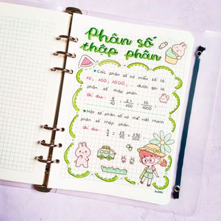TOÁN LỚP 5 ( SỔ TAY KIẾN THỨC TỔNG HỢP TAKENOTE)