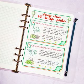 TOÁN LỚP 5 ( SỔ TAY KIẾN THỨC TỔNG HỢP TAKENOTE)