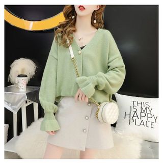 ÁO KHOÁC LEN CARDIGAN NỮ TIỂU THƯ FREESIZE V16 - WINNIE HOUSE giá sỉ