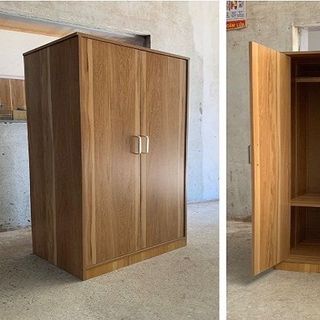 TỦ GỖ LẮP GHÉP 2 CÁNH (120X60X40CM) giá sỉ