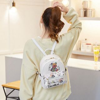 BALO NỮ HỌA TIẾT GẤU ĐI HỌC, ĐI CHƠI, ĐI LÀM WH66 - WINNIE HOUSE