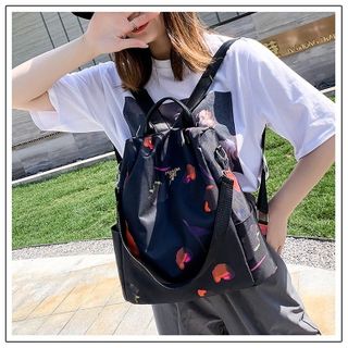 BALO NỮ HỌA TIẾT 2 TRONG 1 CHỐNG TRỘM, CHỐNG NƯỚC, KÈM MÓC KHÓA CUTE WH202 - WINNIE HOUSE