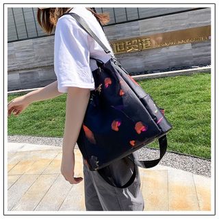 BALO NỮ HỌA TIẾT 2 TRONG 1 CHỐNG TRỘM, CHỐNG NƯỚC, KÈM MÓC KHÓA CUTE WH202 - WINNIE HOUSE