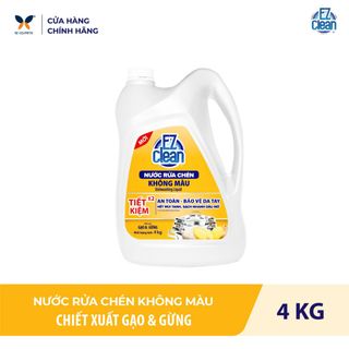 NƯỚC RỬA CHÉN KHÔNG MÀU 4 KG ĐẬM ĐẶC X5 LẦN VÀ A.N T.OÀN - EZ CLEAN