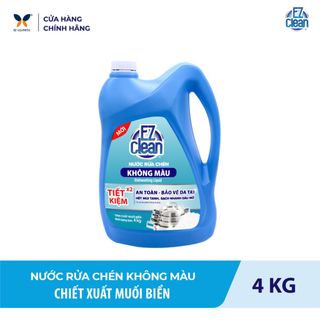 NƯỚC RỬA CHÉN KHÔNG MÀU 4 KG ĐẬM ĐẶC X5 LẦN VÀ A.N T.OÀN - EZ CLEAN